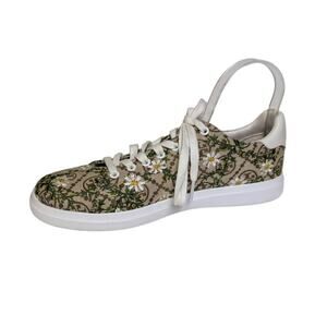 Tory Burch Howell Court Sneaker Hazel Snowhite Size 9 NWOT